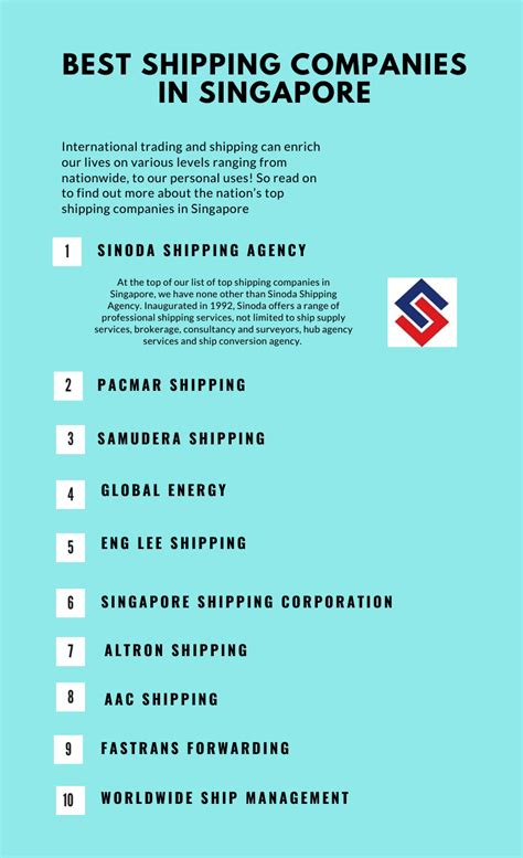 shipping company in singapore.